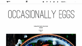 What Occasionallyeggs.com website looked like in 2017 (6 years ago)