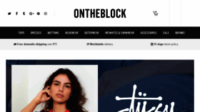 What Ontheblockshop.com website looked like in 2017 (6 years ago)