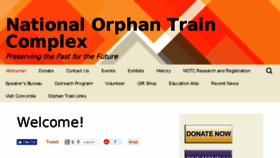What Orphantraindepot.org website looked like in 2017 (6 years ago)
