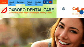 What Oxborodentalcare.com website looked like in 2017 (6 years ago)