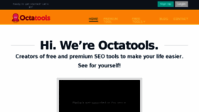 What Octatools.com website looked like in 2017 (6 years ago)