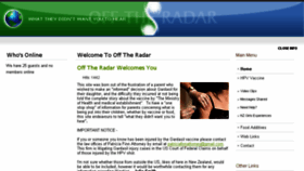 What Offtheradar.co.nz website looked like in 2017 (8 years ago)