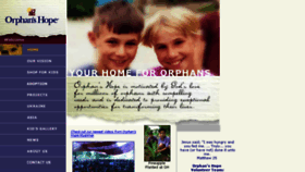 What Orphanshope.org website looked like in 2017 (6 years ago)