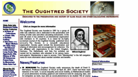 What Oughtred.org website looked like in 2017 (6 years ago)