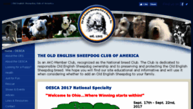 What Oldenglishsheepdogclubofamerica.org website looked like in 2017 (6 years ago)