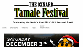 What Oxnardtamalefestival.com website looked like in 2017 (6 years ago)