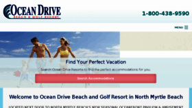 What Oceandriveresort.com website looked like in 2017 (6 years ago)