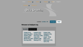 What Onlysport.org website looked like in 2017 (6 years ago)
