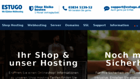 What Onlineshophosting.de website looked like in 2017 (6 years ago)