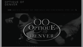 What Optiqueofdenver.com website looked like in 2017 (6 years ago)