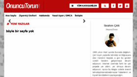 What Onuncutorun.com website looked like in 2017 (6 years ago)