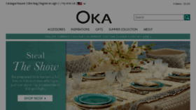 What Okadirect.com website looked like in 2017 (6 years ago)