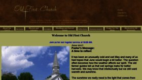 What Oldfirstchurchnj.org website looked like in 2017 (8 years ago)