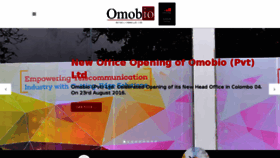 What Omobio.net website looked like in 2017 (6 years ago)