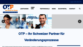 What Otp.ch website looked like in 2017 (6 years ago)