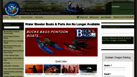 What Oregonfishing.com website looked like in 2017 (6 years ago)