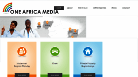 What Oneafricamedia.com website looked like in 2017 (6 years ago)