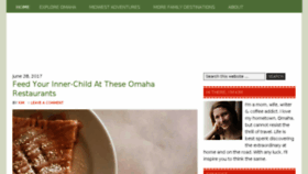 What Ohmyomaha.com website looked like in 2017 (6 years ago)