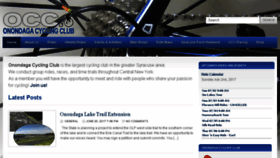 What Onondagacyclingclub.org website looked like in 2017 (6 years ago)