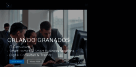 What Orlandogranados.com website looked like in 2017 (6 years ago)