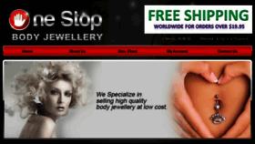 What Onestopbodyjewellery.com.au website looked like in 2017 (6 years ago)
