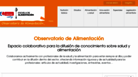 What Observatorio.escueladealimentacion.es website looked like in 2017 (6 years ago)