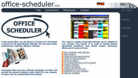 What Office-scheduler.com website looked like in 2017 (6 years ago)