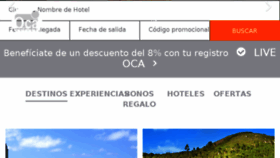 What Ocahotels.com website looked like in 2017 (6 years ago)