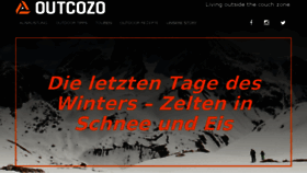 What Outcozo.com website looked like in 2017 (6 years ago)