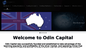 What Odincapital.com website looked like in 2017 (6 years ago)
