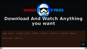 What Oceanoffiles.com website looked like in 2017 (6 years ago)