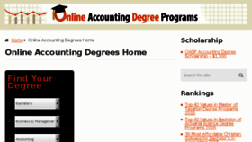 What Online-accounting-degrees.net website looked like in 2017 (6 years ago)