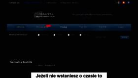 What Obrazky.pl website looked like in 2017 (6 years ago)