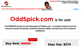 What Oddspick.com website looked like in 2017 (6 years ago)
