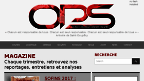 What Operationnels.com website looked like in 2017 (6 years ago)