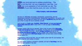 What Openskywebdesign.com website looked like in 2017 (8 years ago)