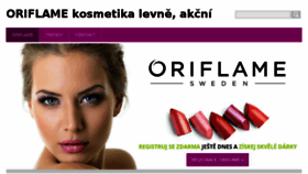 What Oricosmetics.cz website looked like in 2017 (6 years ago)