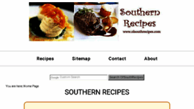 What Olsouthrecipes.com website looked like in 2017 (6 years ago)