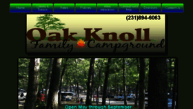 What Oakknollfamilycampground.com website looked like in 2017 (6 years ago)
