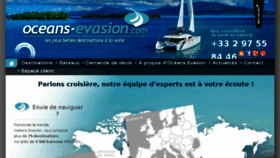 What Oceans-evasion.com website looked like in 2017 (6 years ago)