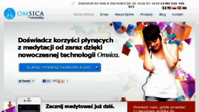 What Omsica.pl website looked like in 2017 (6 years ago)