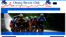 What Ottawabicycleclub.ca website looked like in 2017 (6 years ago)