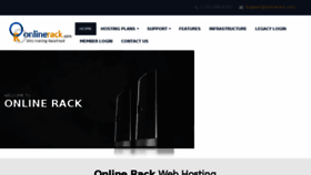 What Onlinerack.com website looked like in 2017 (6 years ago)