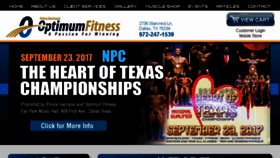 What Optimumfitness.com website looked like in 2017 (6 years ago)