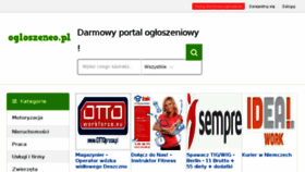 What Ogloszeneo.pl website looked like in 2017 (6 years ago)