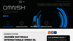 What Omnsh.org website looked like in 2017 (6 years ago)