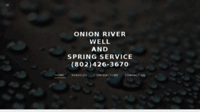 What Onionriverwell.com website looked like in 2017 (6 years ago)