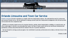 What Orlandolxlimo.com website looked like in 2017 (6 years ago)