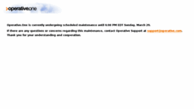 What Operativeone.com website looked like in 2017 (6 years ago)
