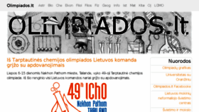 What Olimpiados.lt website looked like in 2017 (6 years ago)